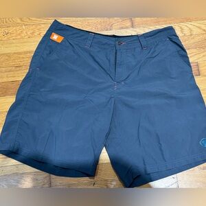 Howler Brothers Navy Flat Front Shorts Horizon Hybrid -